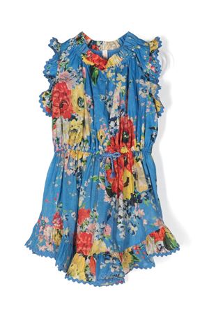 Alight floral cotton dress ZIMMERMANN KIDS | 1897DRS241BUF